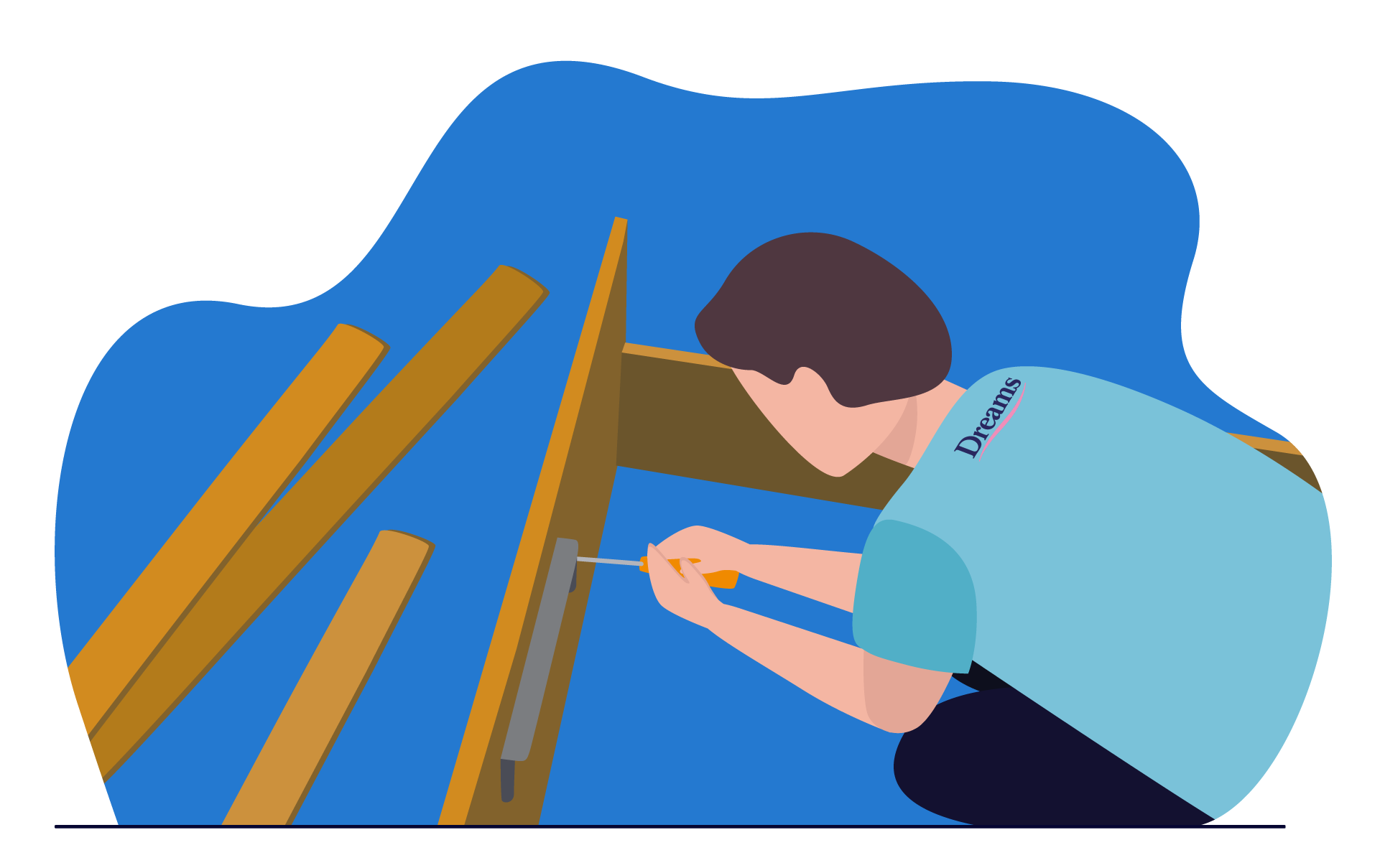 como instalar una cama de agua